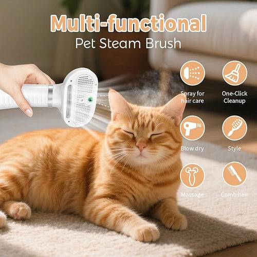 3-in-1 Steam Brush for Pets