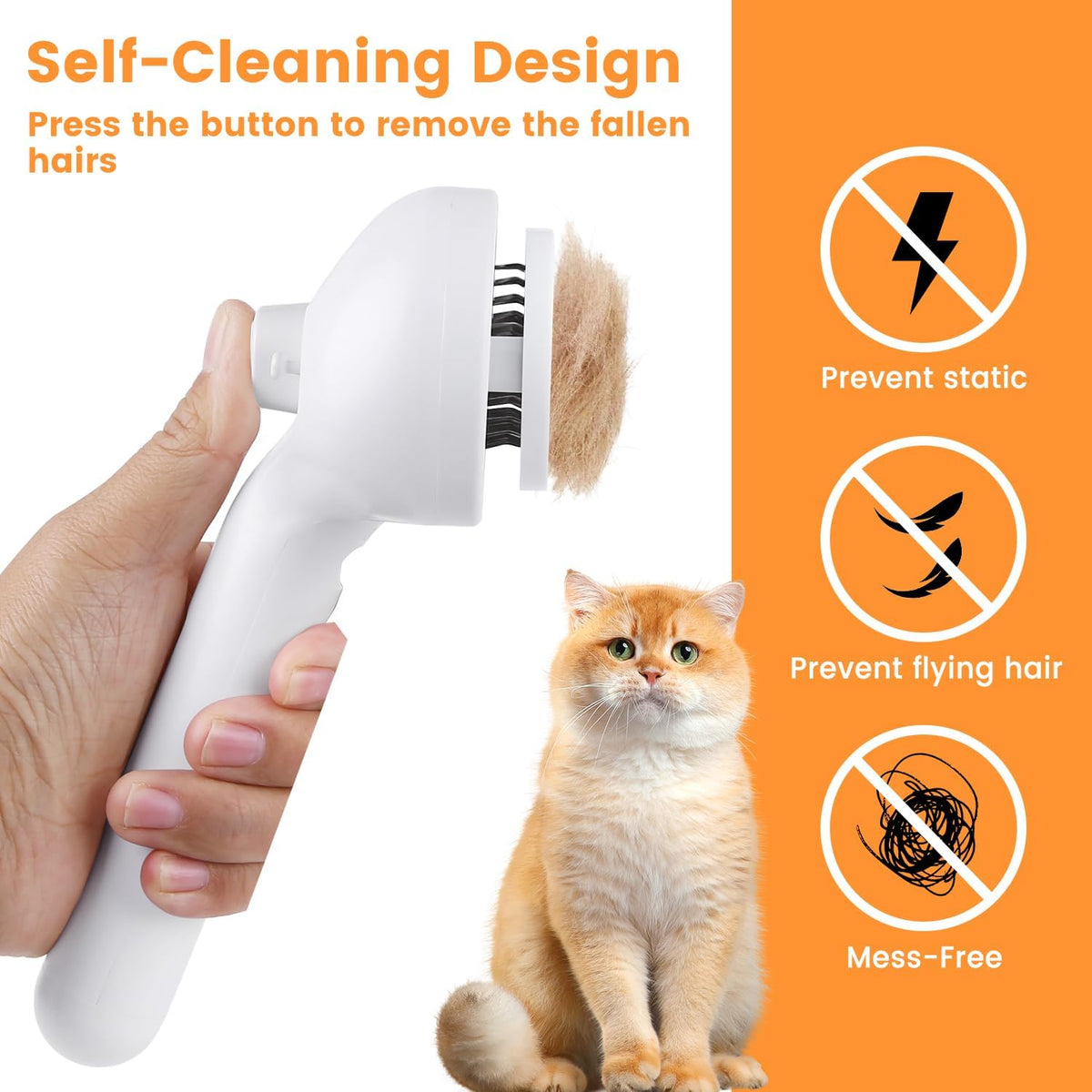 3-in-1 Steam Brush for Pets
