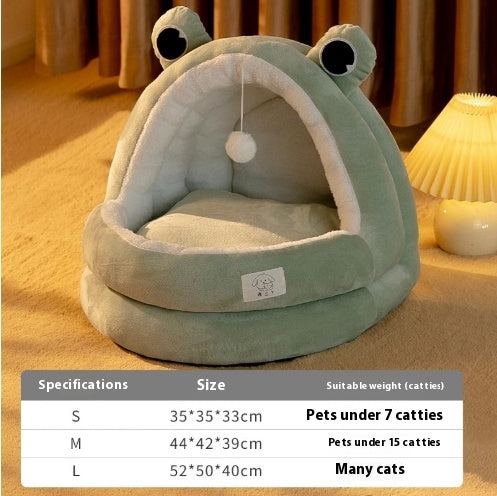 Cat Nest Four Seasons Universal Winter Warm Closed
