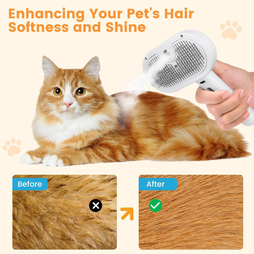 3-in-1 Steam Brush for Pets