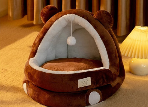 Cat Nest Four Seasons Universal Winter Warm Closed