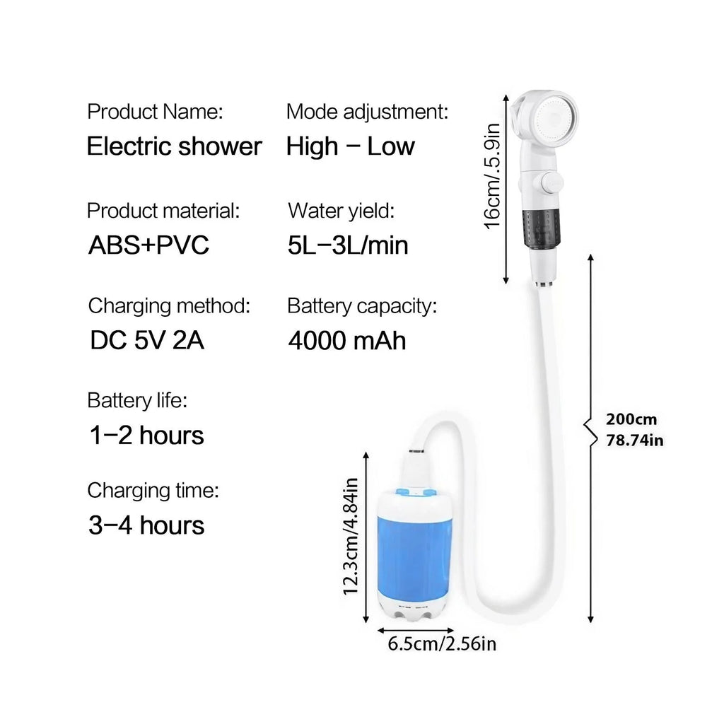 Portable shower
