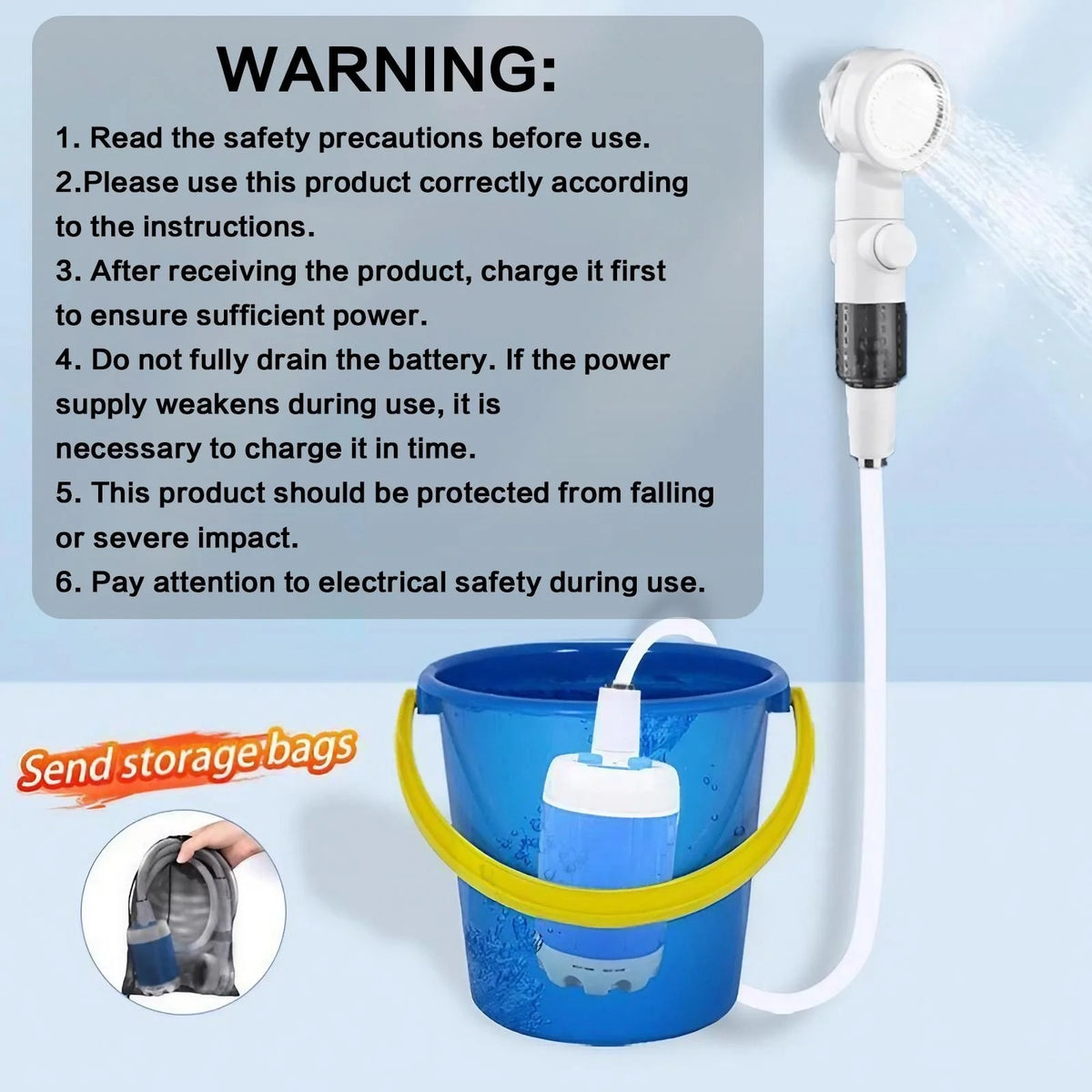 Portable shower